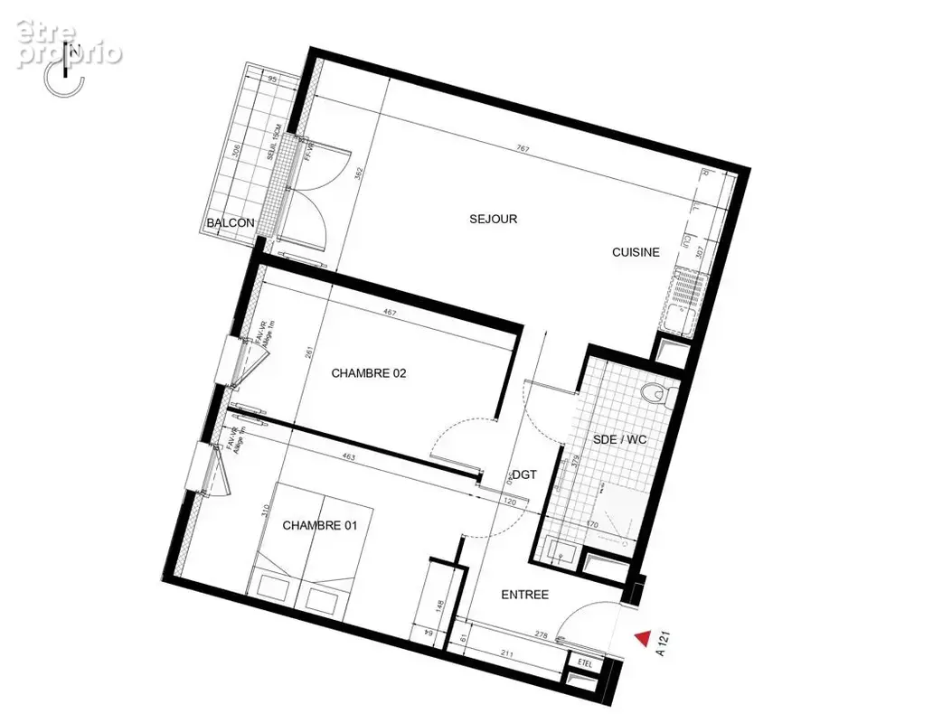 Bagnolet centre, residence 2023, 10min du metro, beau 3 pieces avec balcon et parking en sous-sol. aucun travaux a prevoir. tres - photo 8