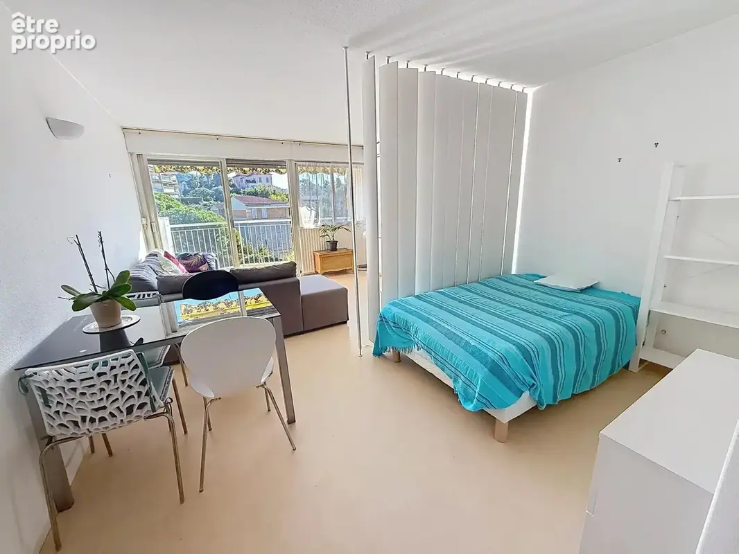 Cannes tassigny : vue mer grand studio residence seniors - photo 2