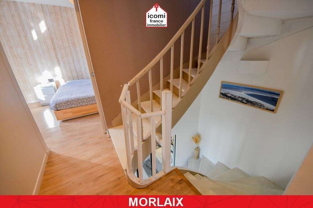 Finistere - morlaix (29600) - a vendre - maison de ville t5 95m² de 1940 - 3 chambres - aucuns travaux - coup de coeur - proche  - photo 10