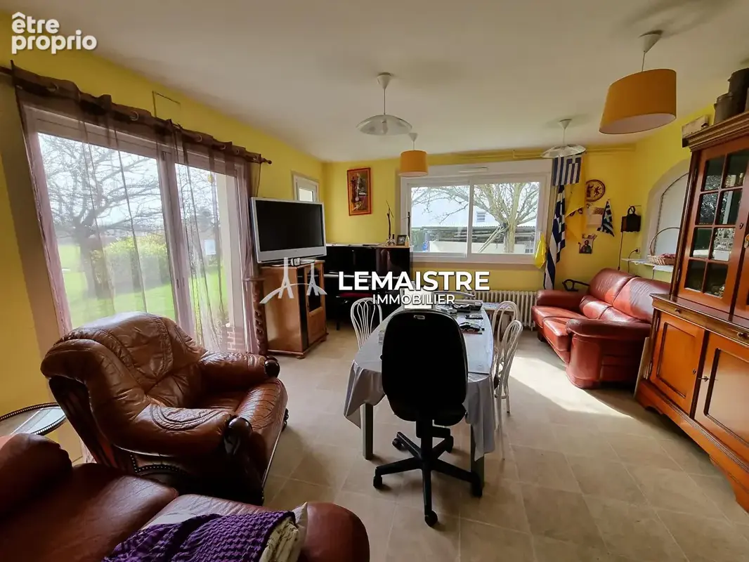 Maison à vendre - Secteur SANDOUVILLE - 71 m²  poss 90 m² - 2 chambres - Terrain - garage transformable en séjour - photo 4