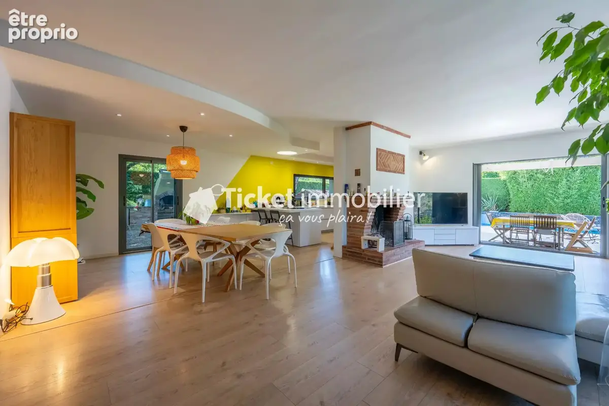 Maison t7 235m2 avec piscine, garage, terrain arbore de 1480m2, pompe a chaleur neuve, dpe a, proche toulouse etc ... - photo 5