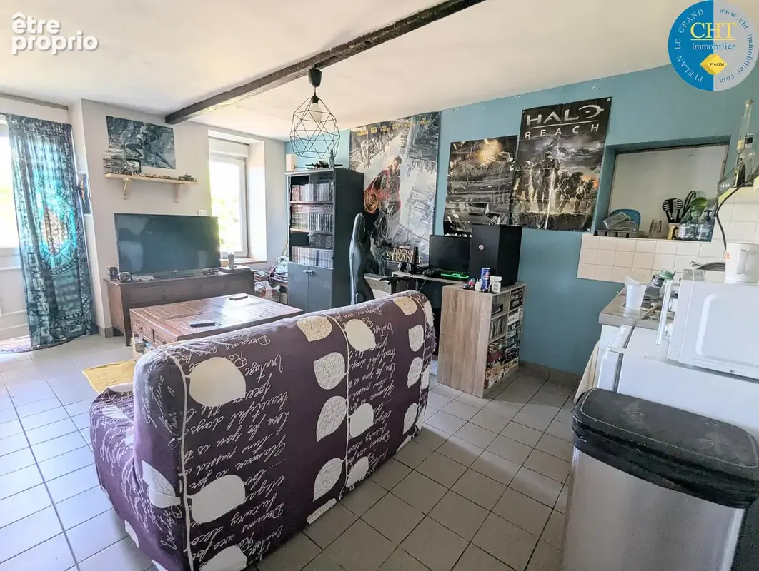 Ancien corps de ferme en pierres renove avec studio et dépendances à concoret (56430) avec cht immobilier - photo 39