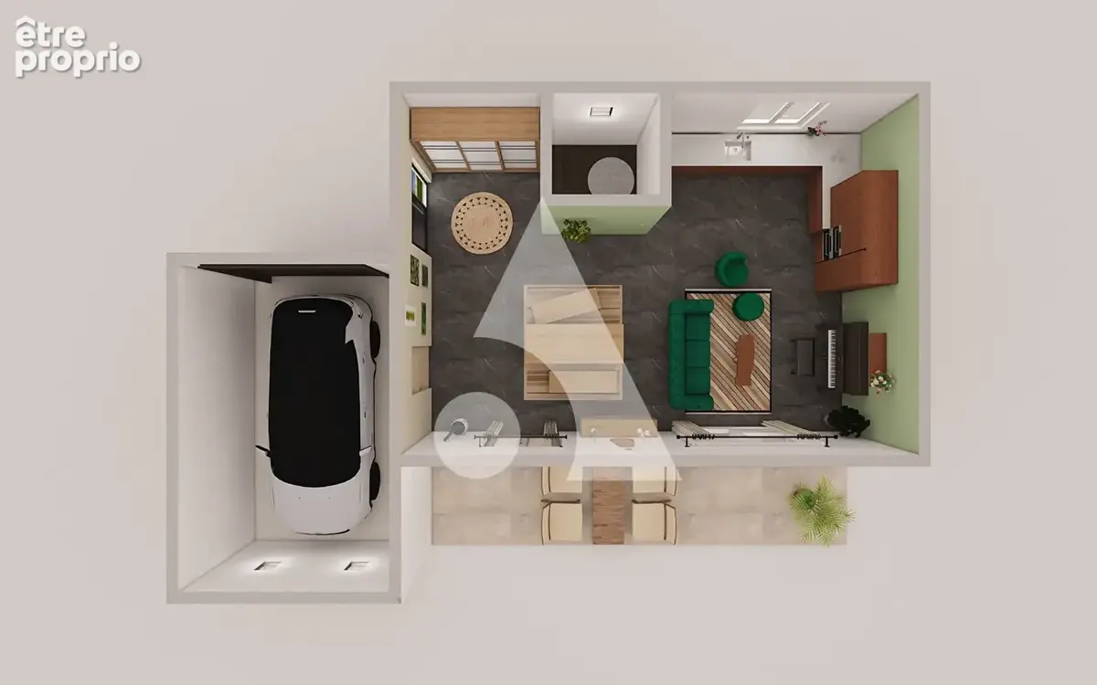 Prox Pertuis Maison T3 75,35 m2 hab avec terrasse, jardin et garage - photo 6