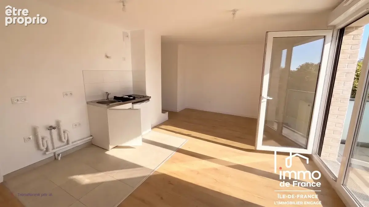 Studio 1 pièce 33.77 m²  à Gagny - Terrasse - Parking - photo 3
