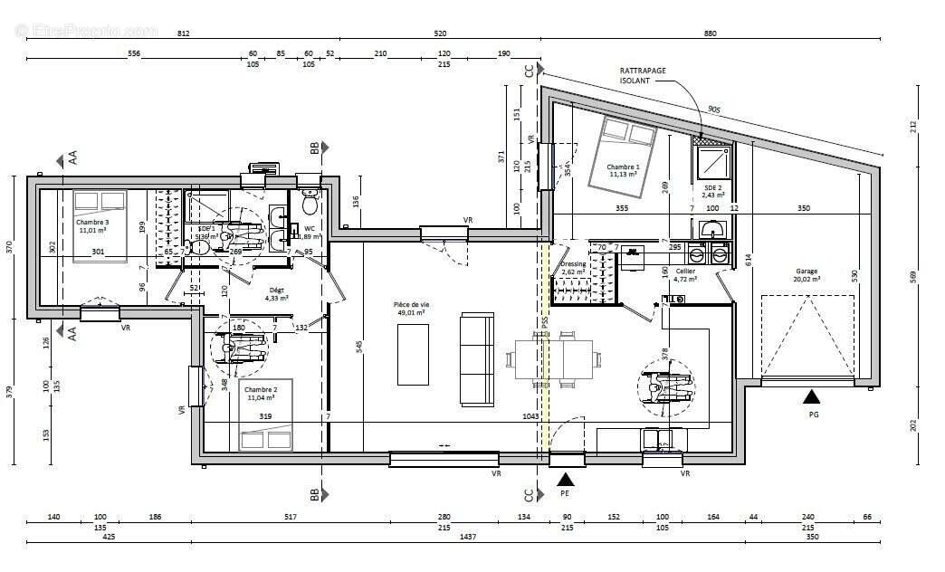 Maison neuve moderne avec garage et jardin - Breuillet - photo 9