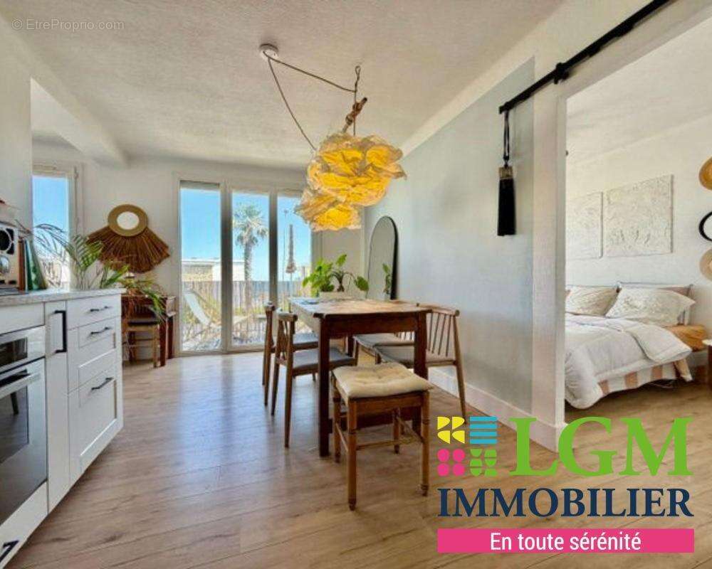 PALAVAS LES FLOTS : Appartement T2 avec VUE MER, Terrasse Cellier et Cave - photo 3