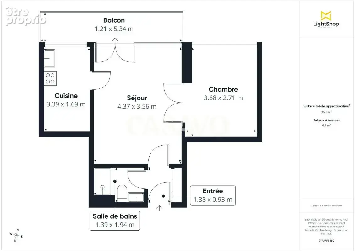 Vente Appartement 2 pièces de 43m² - 92100 Boulogne-Billancourt - photo 5