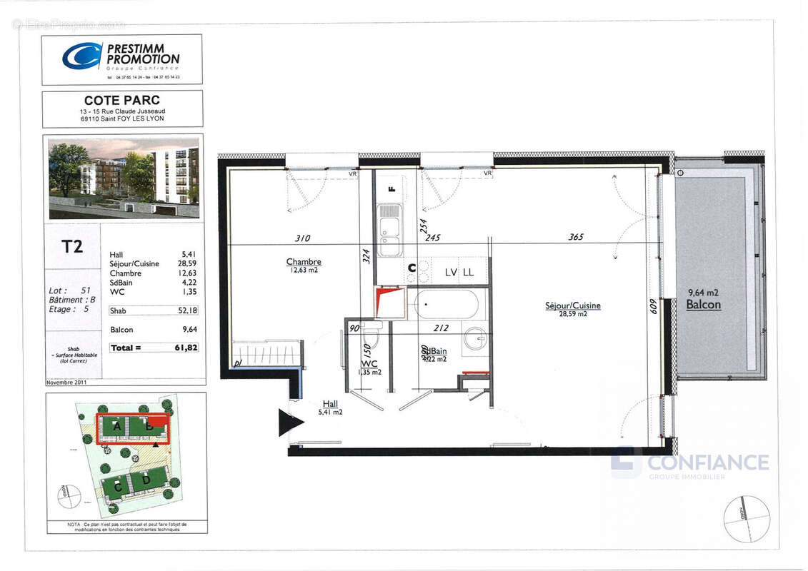 Appartement à SAINTE-FOY-LES-LYON