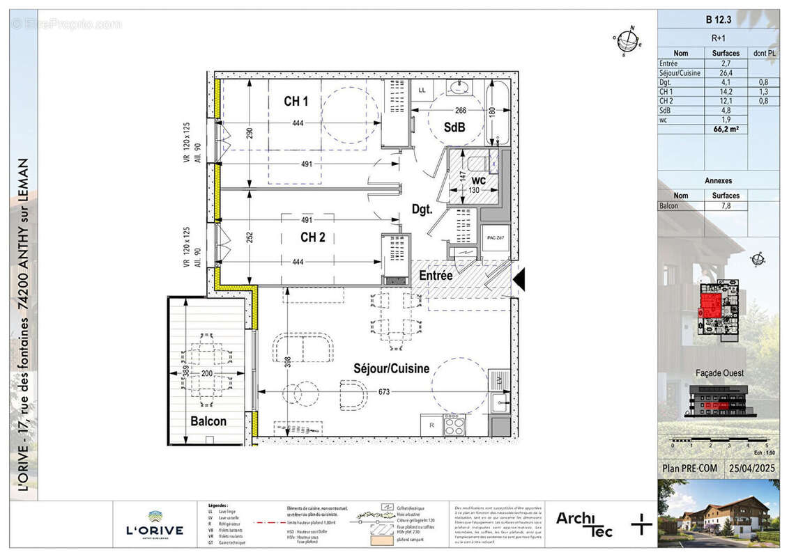 Appartement à ANTHY-SUR-LEMAN