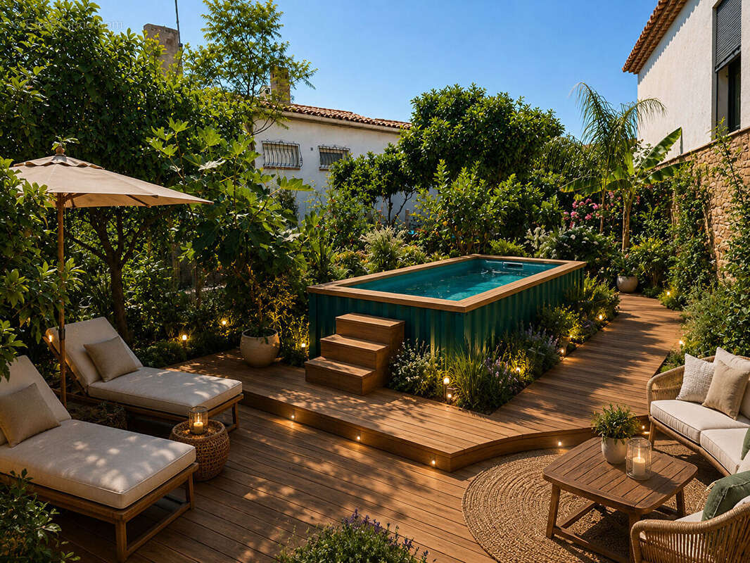 Cannes bas Croix-des-Gardes - Maison neuve 82 m²  niché dans la verdure - Terrain 609 m² - photo 11
