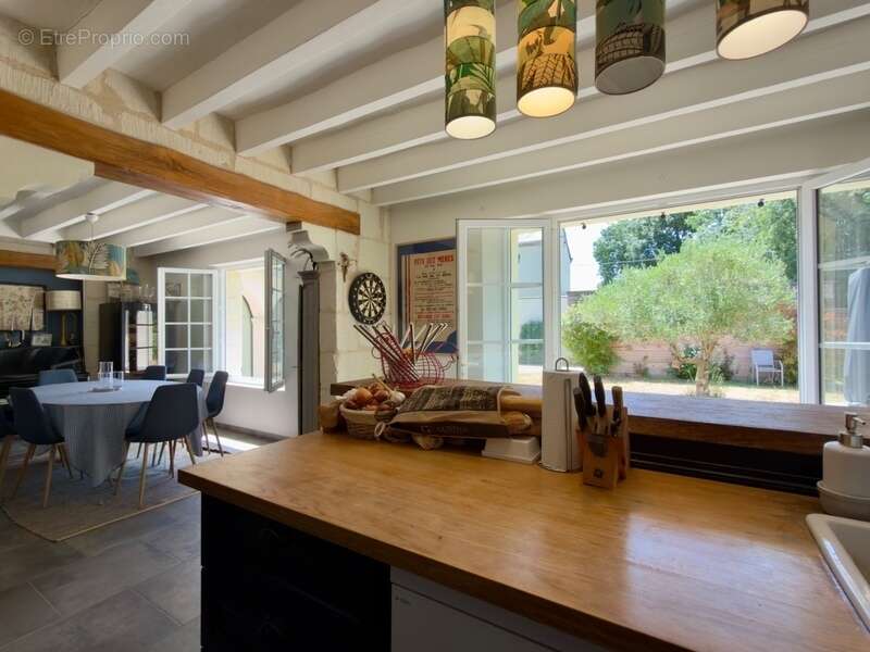 VARENNES SUR LOIRE, Longère rénovée de 134m² habitables / 151m² utiles avec garage et jardin - photo 4