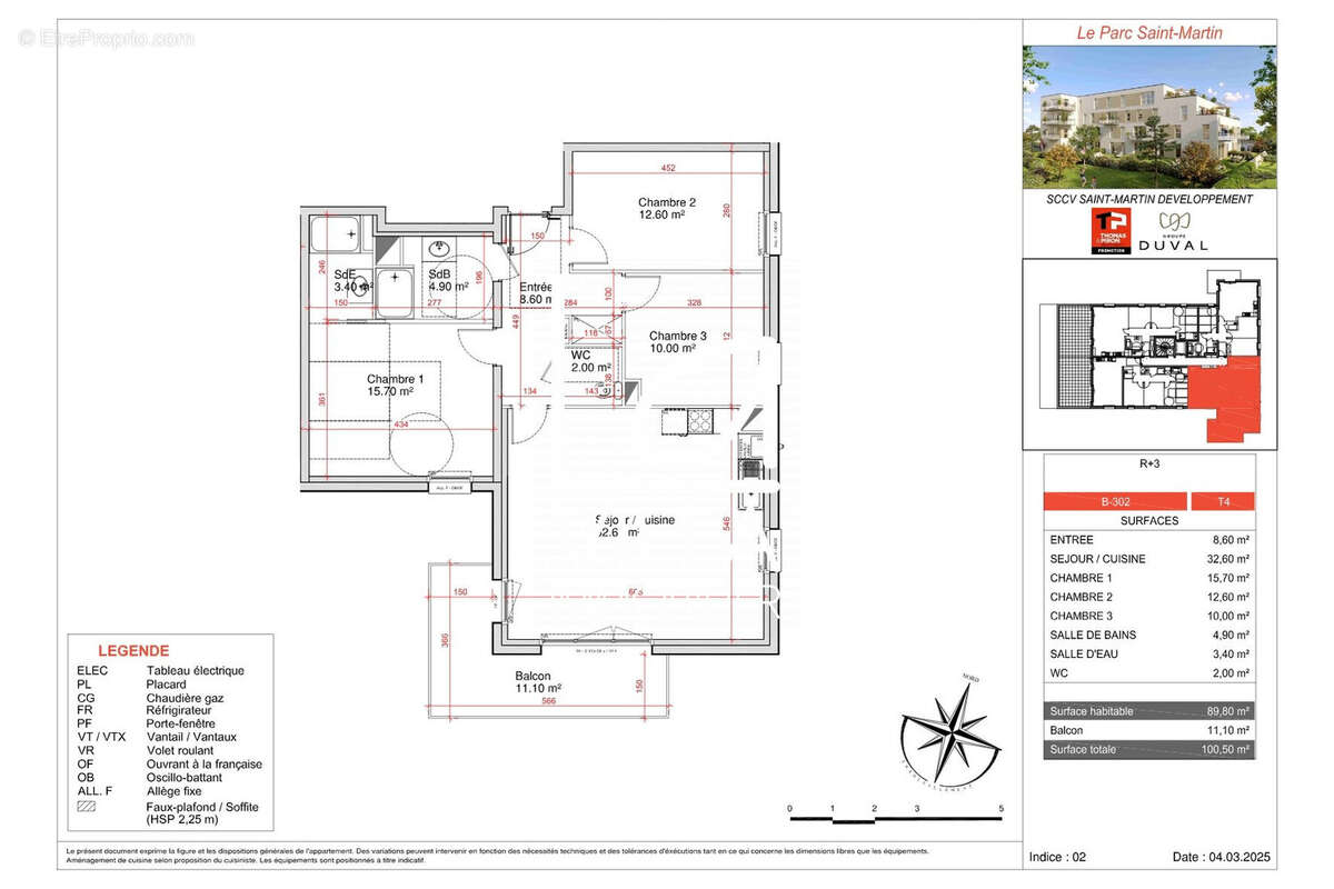 Appartement à SAINT-MARTIN-BOULOGNE