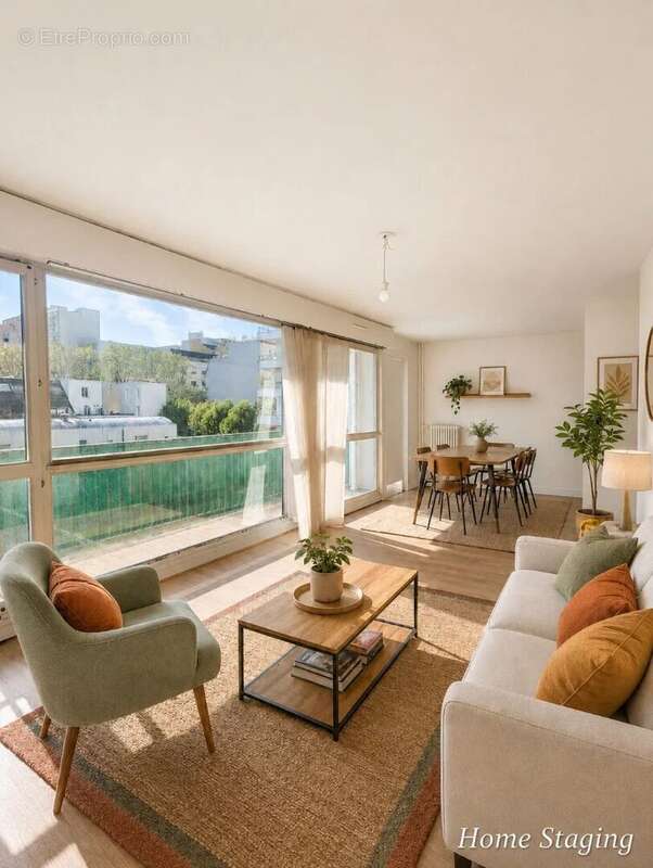 Appartement Paris 1 pièce(s) 27.51m2 - photo 2