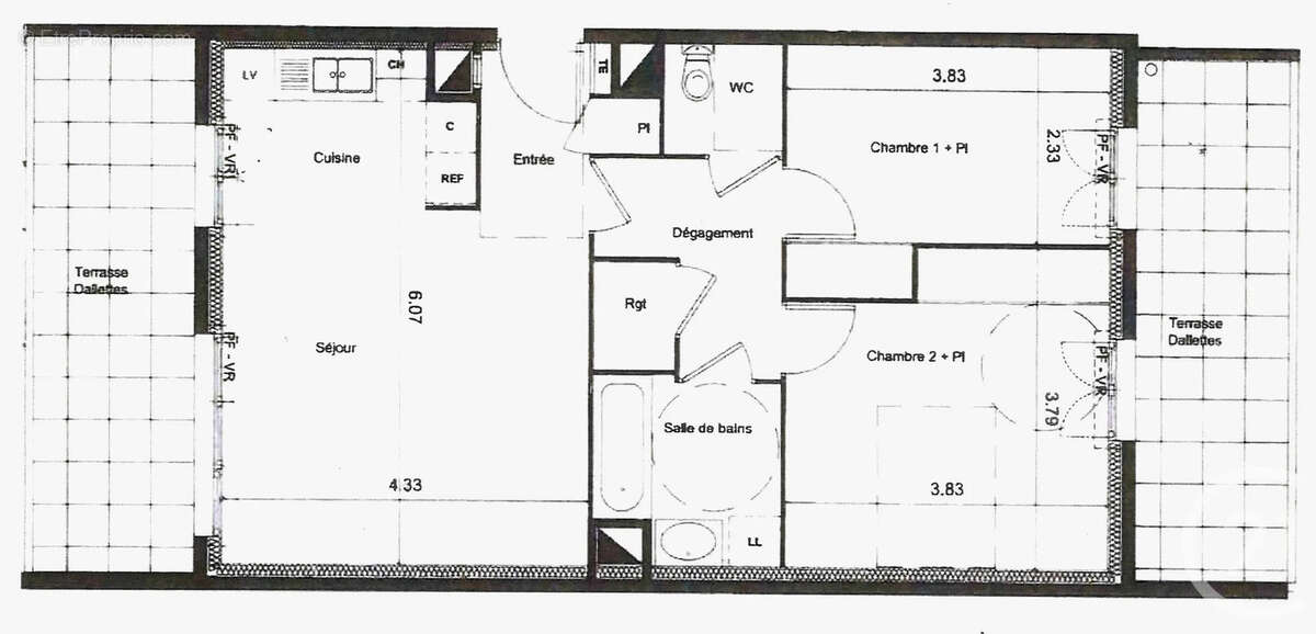 Appartement à DECINES-CHARPIEU