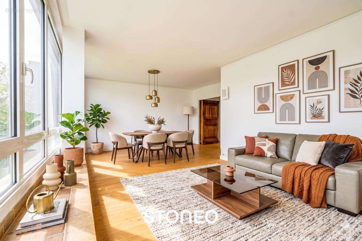Appartement 4 pieces - 2 chambres - sans vis a vis au calme sur jardins - photo 4