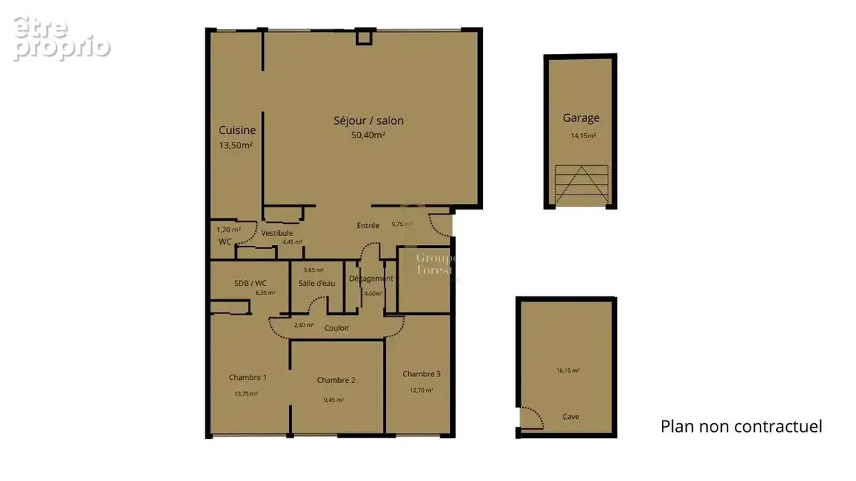 Appartement 4 pièces 132 m² à vendre à Roubaix (59100) - photo 2