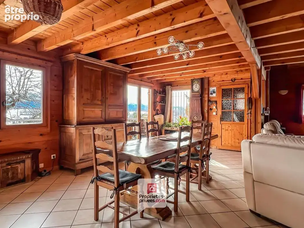 Plateau des Petites Roches (38660) - Chalet en madriers 4 chambres+ studio + carport + jardin - photo 8