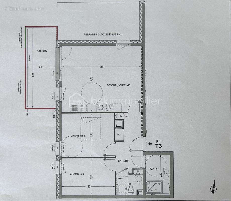 Appartement à COGNIN