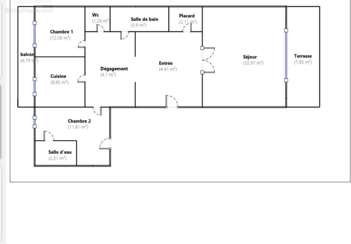 Appartement à BEAULIEU-SUR-MER