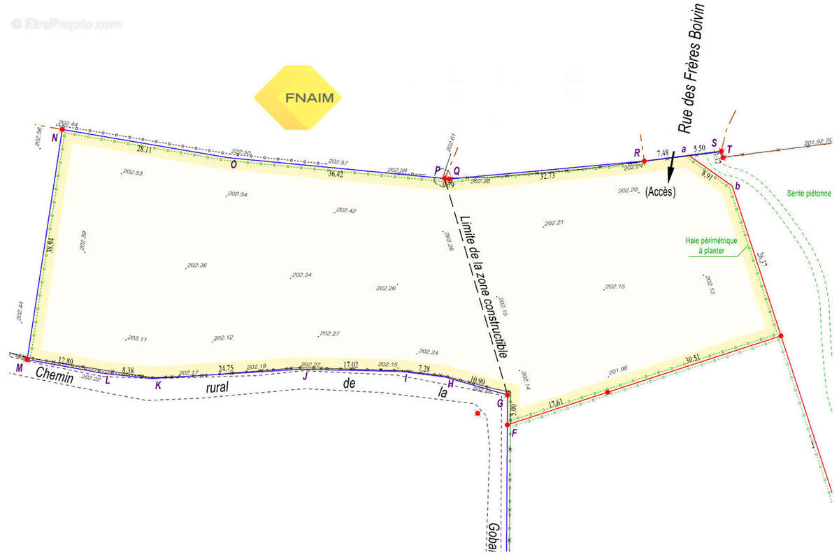 Terrain à MONTREUIL-L'ARGILLE