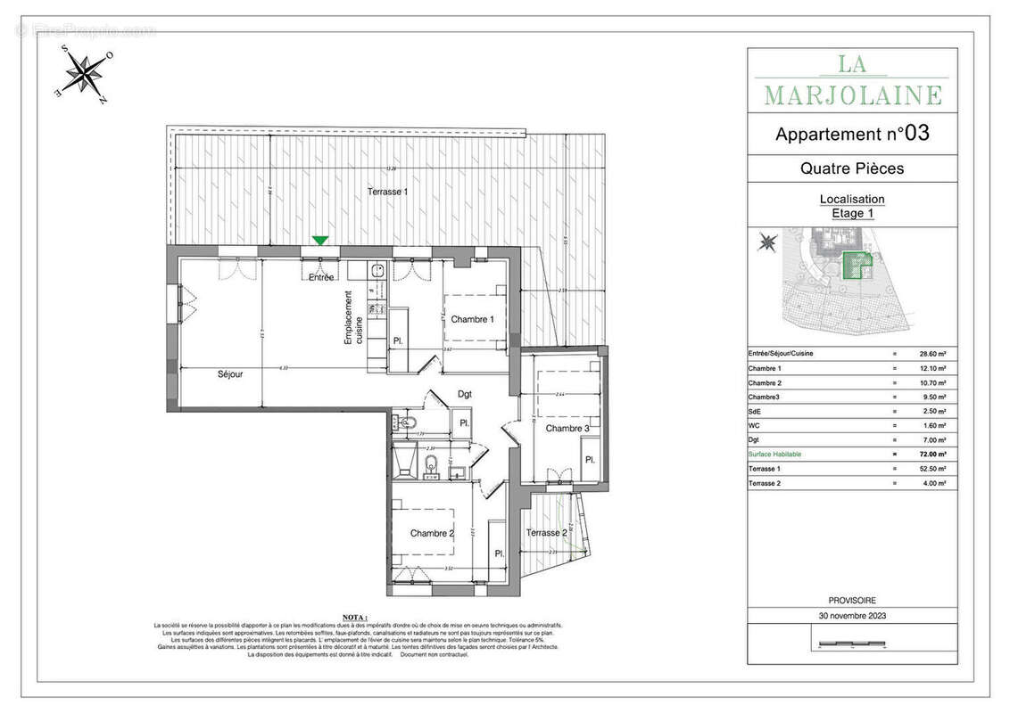 Appartement à MOUANS-SARTOUX