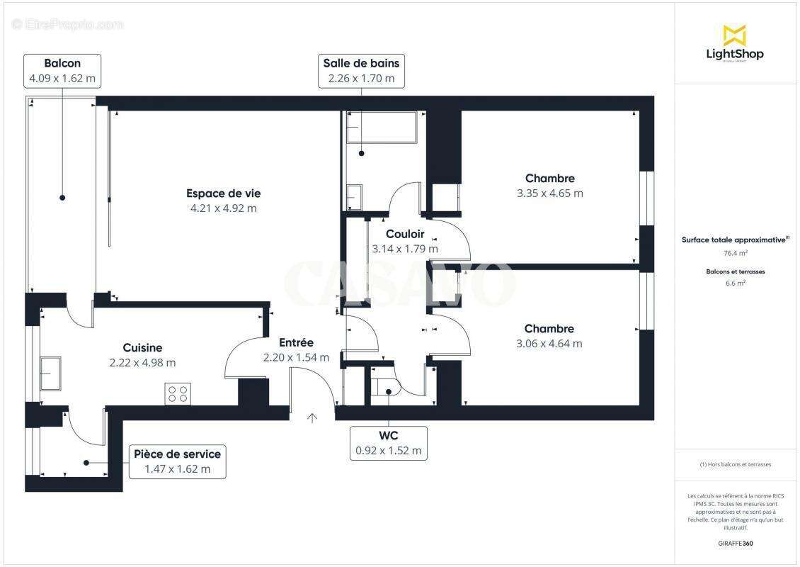 Appartement à BOULOGNE-BILLANCOURT