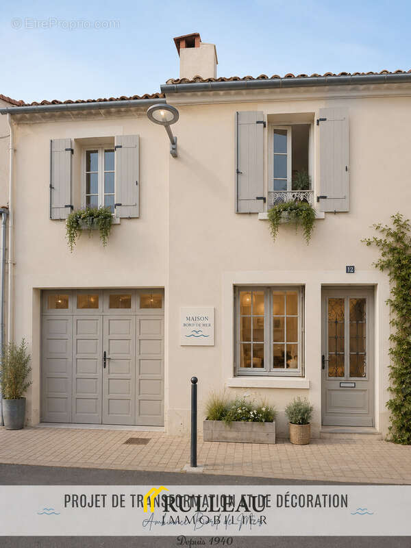 Ambares au coeur du centre ville maison en pierre a renover de 88 m2 env avec jardin et garage - photo 2
