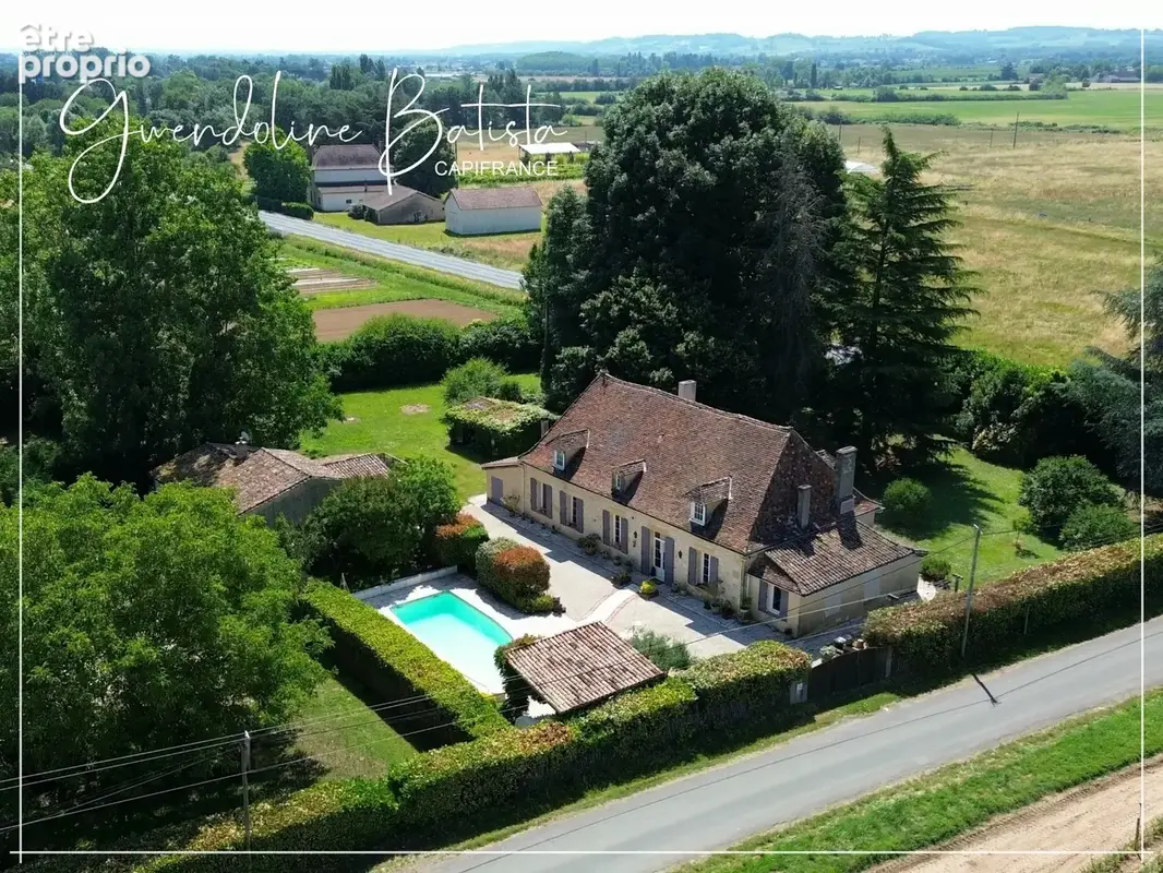Propriété de charme en pierre avec gîte, piscine et parc arboré - LAMONZIE SAINT MARTIN (24) - photo 1