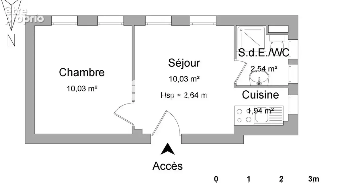 Strasbourg hypercentre - studio 25m² - photo 6