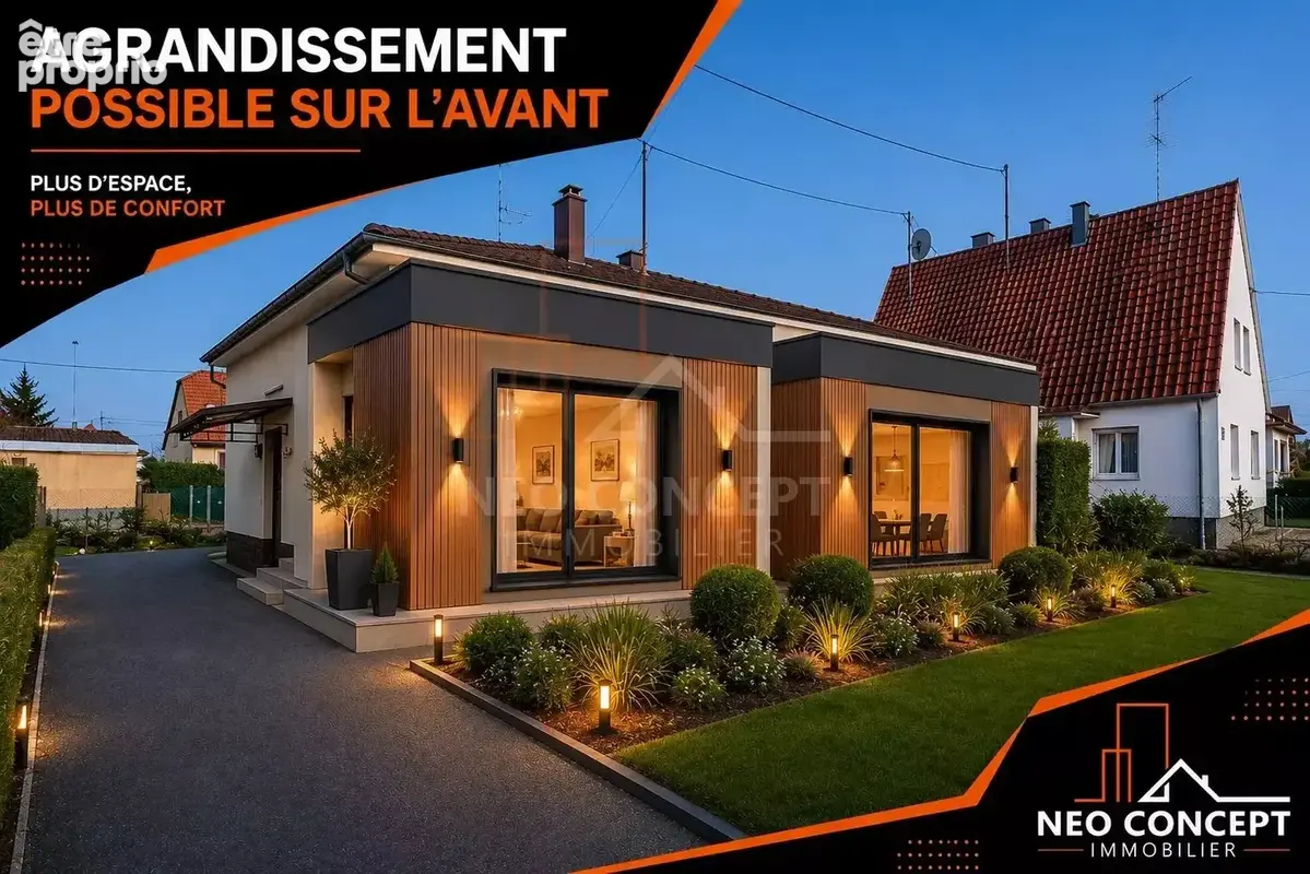 Bungalow de 67 m² à Haguenau avec jardin - photo 2