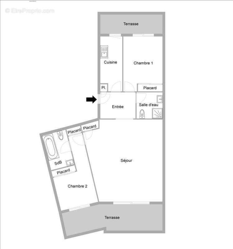 Appartement à LE CANNET