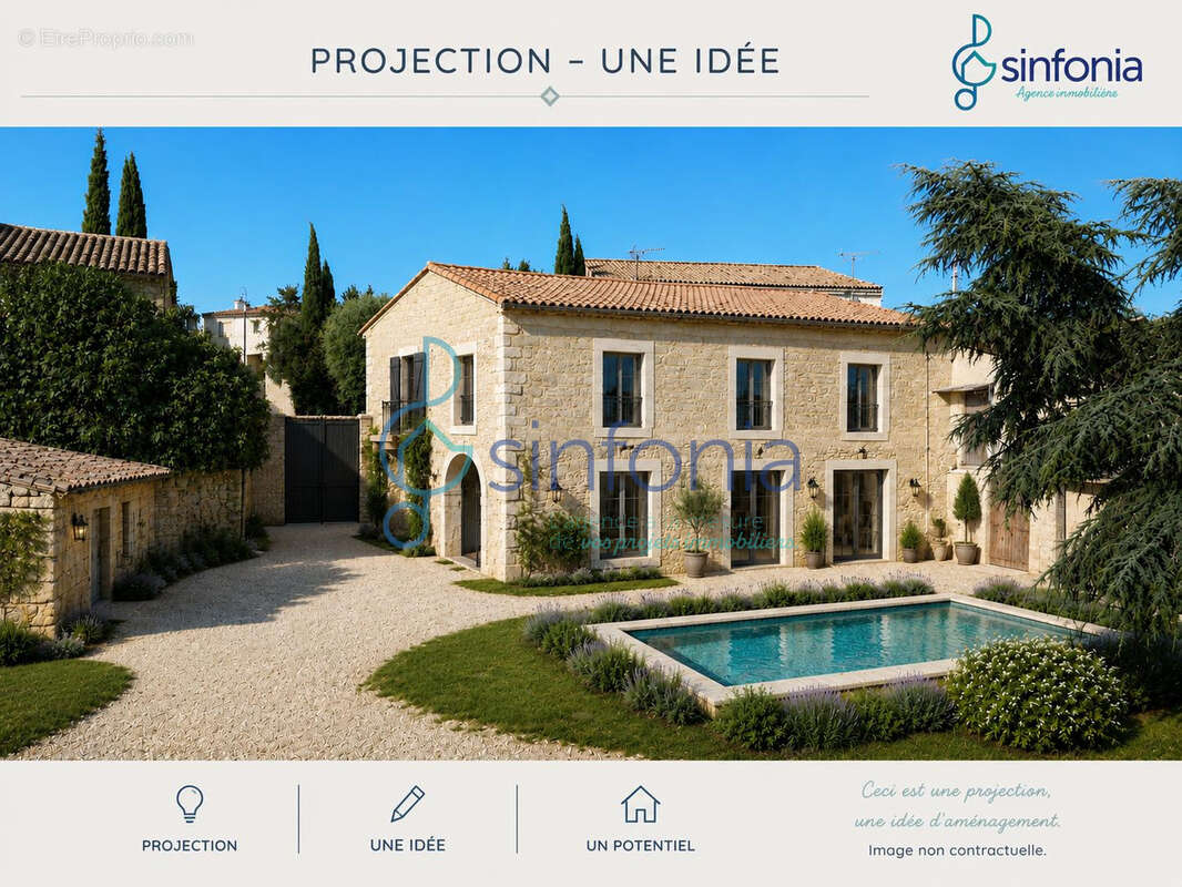 Ancienne remise en pierre à réinventer. Un projet unique au cœur de Saint-Maximin - photo 10