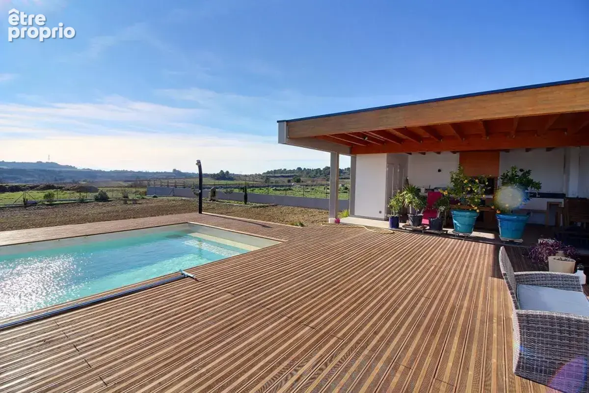 Maison d'architecte 6 pièce(s) 133 m2 Peyriac Minervois - photo 4