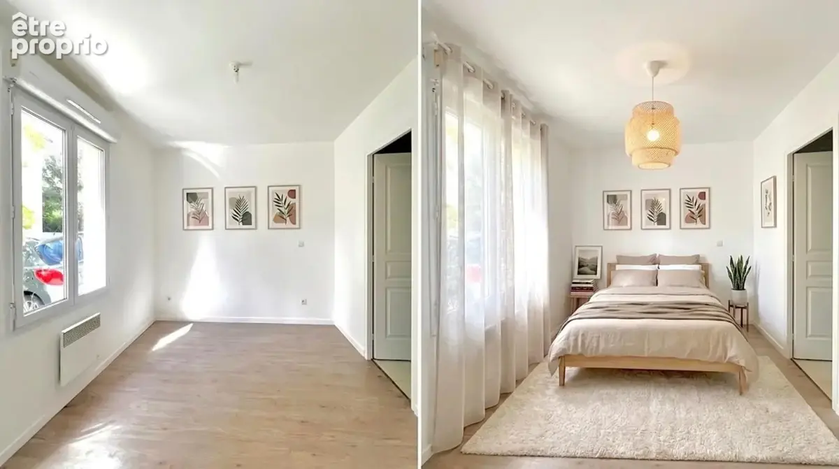 Appartement à vendre 2 pièces avec JARDIN, LE PLESSIS BOUCHARD (95) sans charges, place de parking, gare RER C/ligne H - photo 7