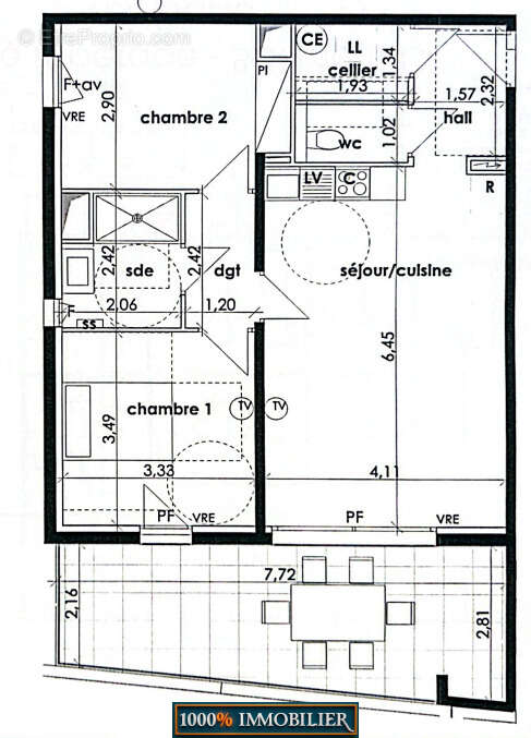 Appartement à SERIGNAN
