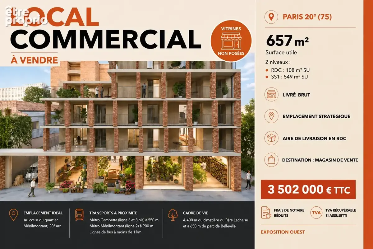 Commerce à PARIS-20E