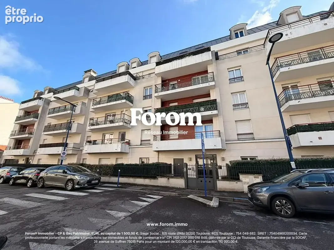 Appartement 3 pièces 63 m² à vendre à Drancy (93700) - photo 1