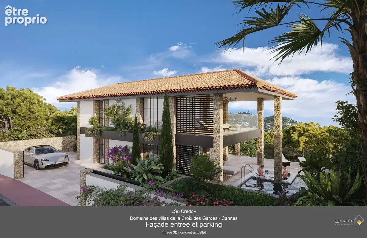 Cannes – croix des gardes – terrain constructible avec projet de villa - photo 10