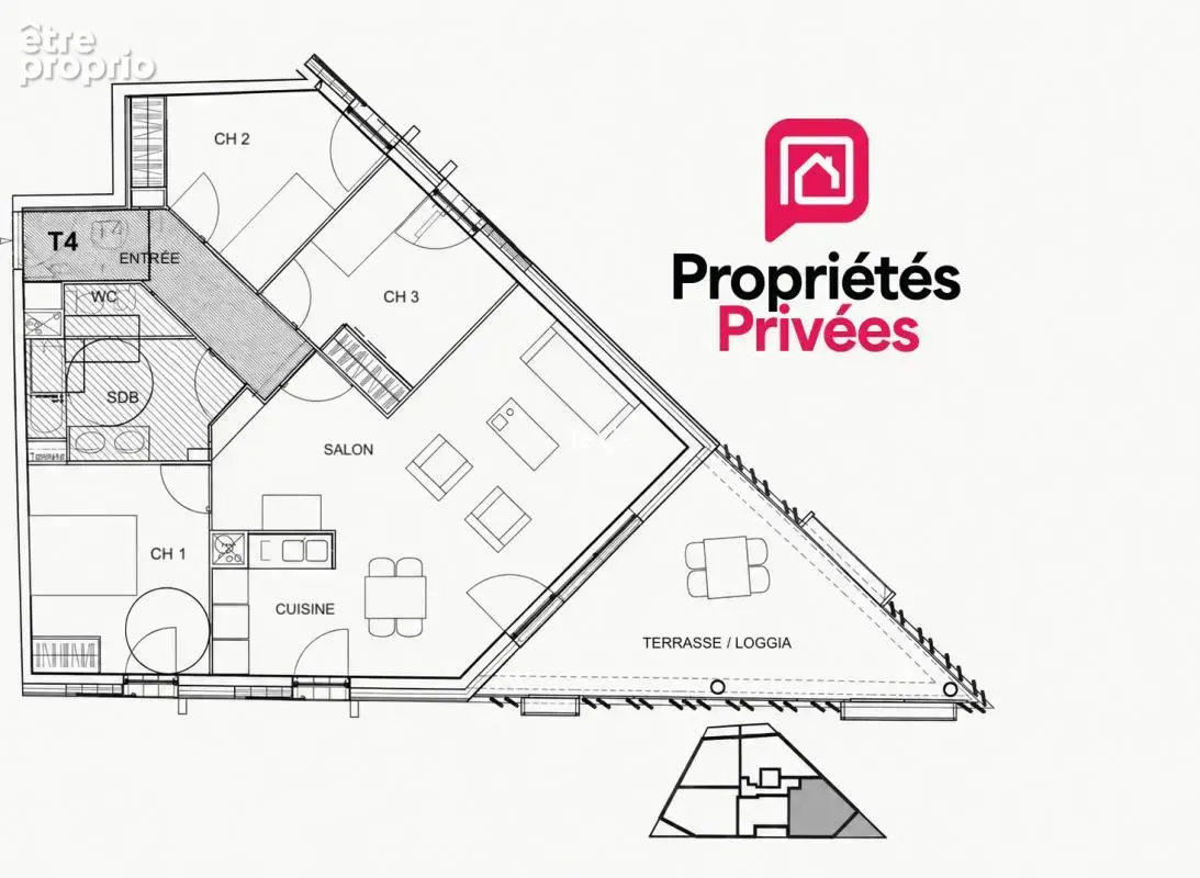 Appartement 4 pièces 80 m2 avec terrasse, parking et cave - photo 18