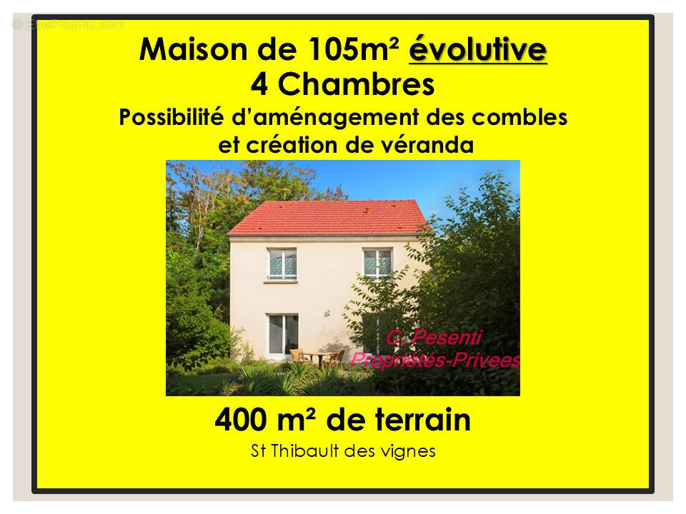 Maison à SAINT-THIBAULT-DES-VIGNES