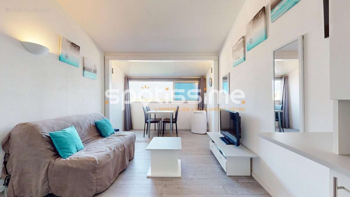 CAP D'AGDE  ÎLE DES PÊCHEURS  Studio cabine dernier étage avec vue panoramique - photo 9