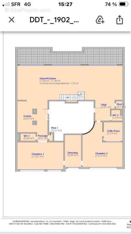 Appartement à PARIS-18E