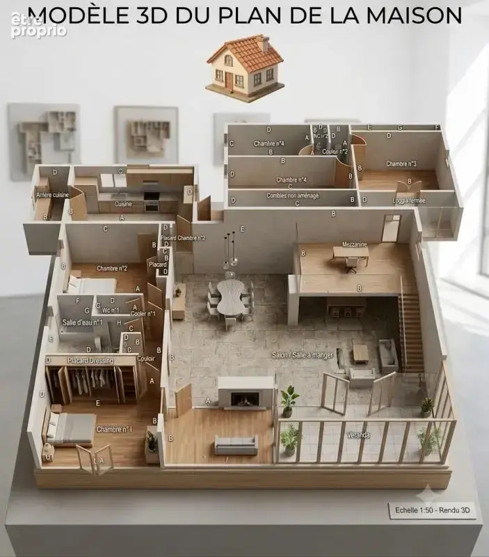 EXCLUSIVITE ! Propriété d'exception de 170 m² + véranda de 21 m2 sur 3 hectares avec piscine, box à chevaux & dépendances – Pert - photo 36
