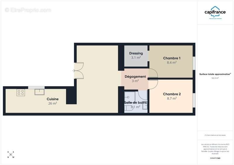 Appartement à LABEGE