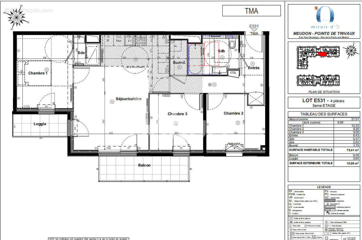 Appartement à MEUDON
