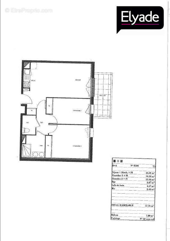 Appartement 57 m² à Toulouse  - photo 7