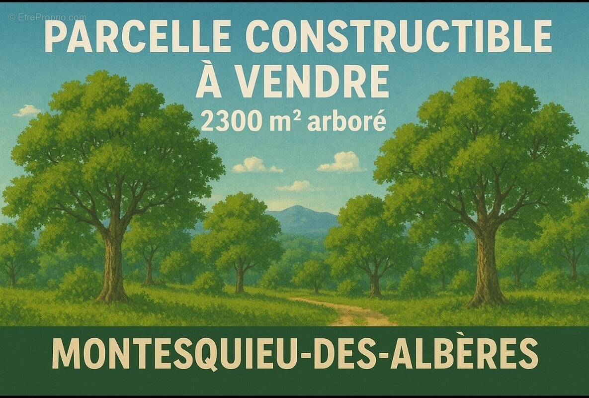 Terrain à MONTESQUIEU-DES-ALBERES