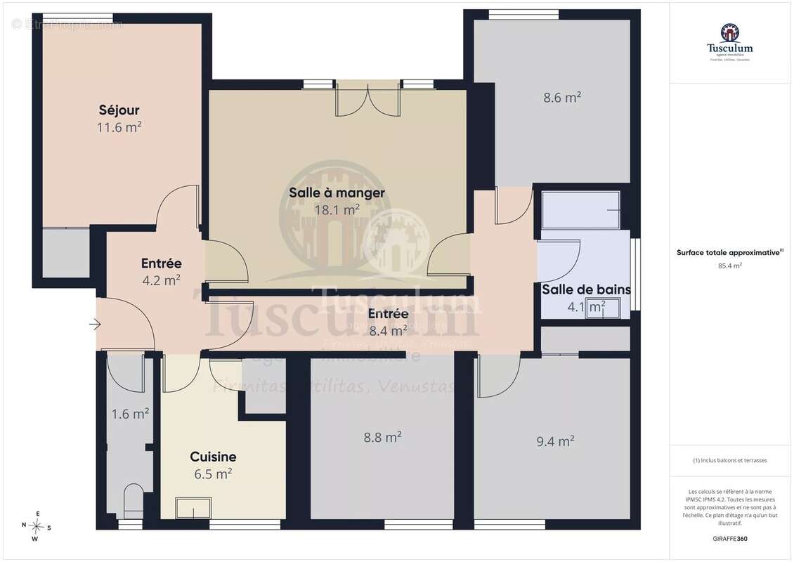 Ottange – 85,64 m² – 3 chambres – jardin – balcon – garage - photo 8