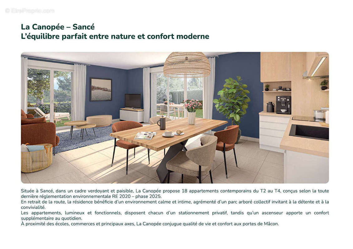 Appartement 3 pièces avec terrasse - photo 8