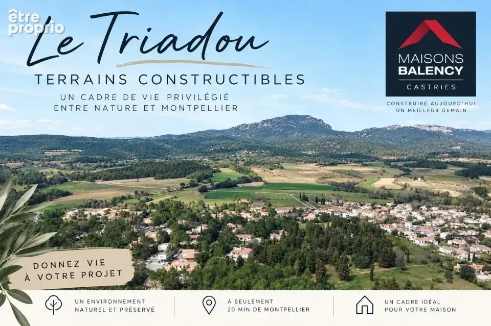 Terrain 220 m² à vendre à Le Triadou (34270) - photo 2